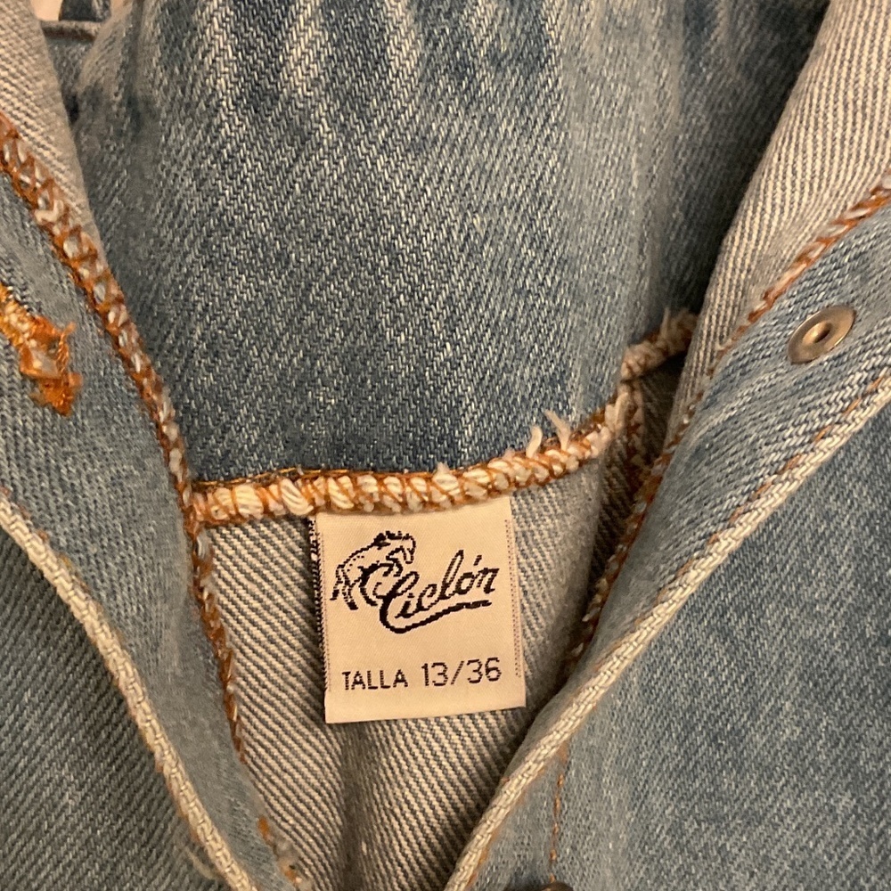 Vintage 90’s World Ciclon Service Denim Dress - Picture 4 of 6